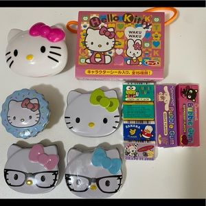 Hello Kitty Sanrio candy metal tins Keroppi Chococat Pekkle Cinnamoroll Dottie